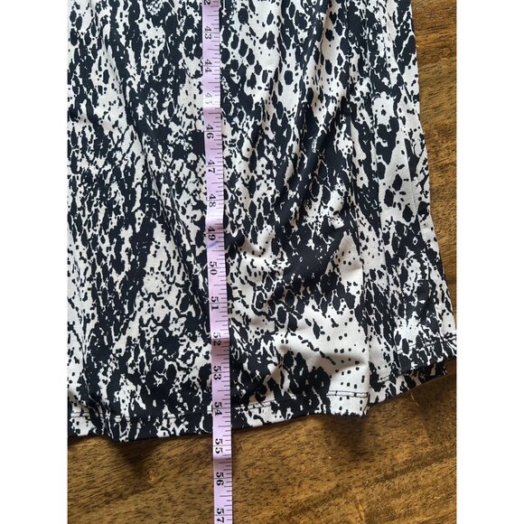 Style & Co Woman Black & White Snake Print Sleeveless Maxi Dress Size 3X - Picture 8 of 8